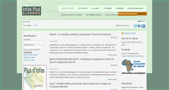 Desktop Screenshot of infosplusgabon.com