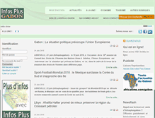 Tablet Screenshot of infosplusgabon.com